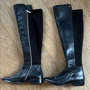 Michael Kors Black Boots with Zipper